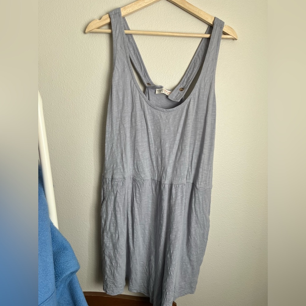 known supply knit cotton romper